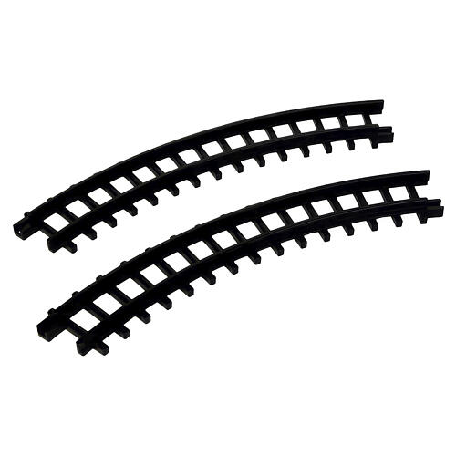 Curved Track For Christmas Express conjunto de 2 peças de trilhos curvos Lemax 53 cm - 34686 1