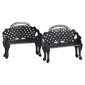 Patio Bench Zubehör Lemax Set, 2-teilig 3,5 x 9 x 3,5 cm - 34897