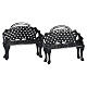 Patio Bench Zubehör Lemax Set, 2-teilig 3,5 x 9 x 3,5 cm - 34897 s1