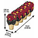 Poinsettias set 5 pezzi accessorio Lemax 3x9x2 cm - 34970 s2