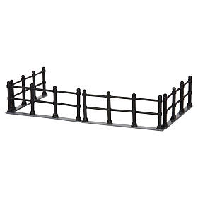 Canal Fence set 4 pezzi accessorio Lemax Caddington Village 3x36x1 cm - 44789