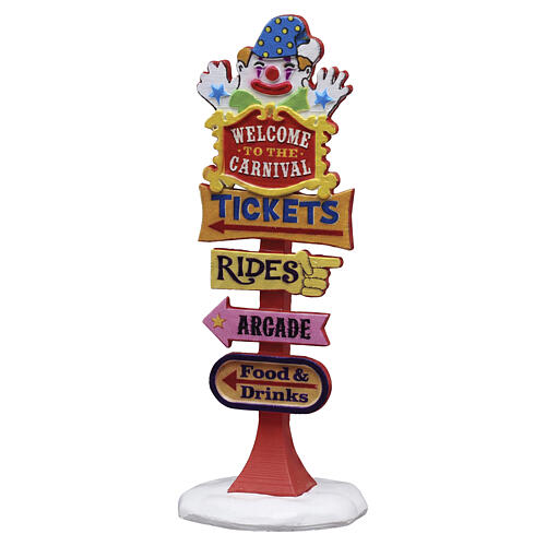 Carnival Welcome Sign Zubehör Lemax Carnival 9x3x3 cm - 54465 1