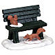 Park Bench In Winter accessorio Lemax Caddington Village 4x7x4 cm - 54938 s1