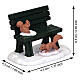 Park Bench In Winter accessorio Lemax Caddington Village 4x7x4 cm - 54938 s2