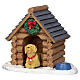 Log Cabin Dog House Hundehütte Lemax Vail Village 5x6x5 cm - 54943 s1