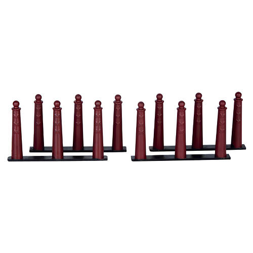 Amsterdammertje set 4 pezzi accessorio Lemax 3x22x1 cm - 64069 1