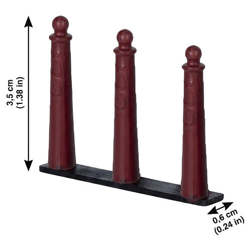 Amsterdammertje conjunto 4 peças acessório Lemax 3x22x1 cm - 64069 2