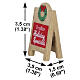 Village Signs set 4 pezzi accessorio Lemax 3x9x1 cm - 64071 s2