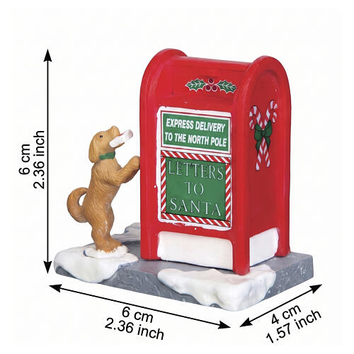 Santa's Mailbox acessório Lemax 6x6x4 cm - 64073 2