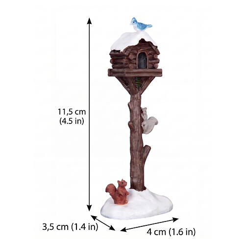 Rustic Birdhouse Raid accessorio Lemax Vail Village 11x4x3 cm - 64086 2