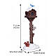 Rustic Birdhouse Raid accessorio Lemax Vail Village 11x4x3 cm - 64086 s2
