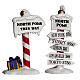 North Pole Signs set 2 pezzi accessorio Lemax Santa'S Wonderland 7x7x3 cm - 64455 s1