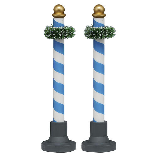 Biergarten Poles set 2 pezzi accessorio Lemax 10x5x2 cm - 64642 1