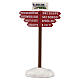 Ski Slope Sign accessorio Lemax Vail Village 9x5x2 cm - 64645 s1