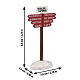 Ski Slope Sign accessorio Lemax Vail Village 9x5x2 cm - 64645 s2