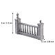 Plaza Fence conjunto 4 peças acessório Lemax 7,8x36x2,5 cm - 74237 s2