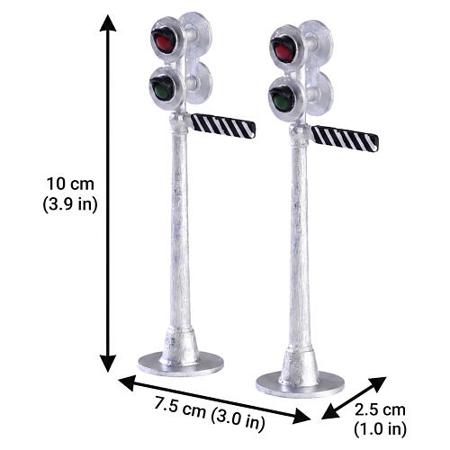 Railway Signal Light Set 2-teiliges Lemax Zubehör 10x7x2 cm - 74279 2