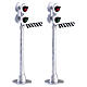 Railway Signal Light Set 2-teiliges Lemax Zubehör 10x7x2 cm - 74279 s1