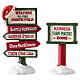 North Pole Signs set 2 pezzi accessorio Lemax Santa'S Wonderland 6x7x2 cm - 74325 s1