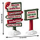 North Pole Signs set 2 pezzi accessorio Lemax Santa'S Wonderland 6x7x2 cm - 74325 s2