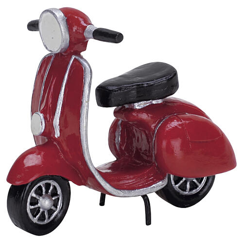 Red Moped - Motoneta roja accesorio Lemax 6x7x4 cm - 74610 1