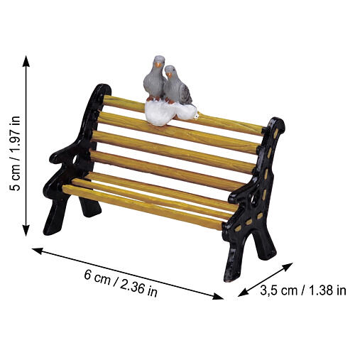 Metal Bench accessorio Lemax 5x6x3 cm - 74626 2