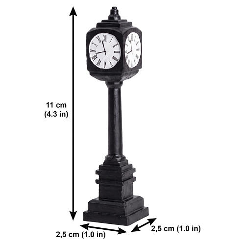 Street Clock accessorio Lemax 11x2x2 cm - 74634 2