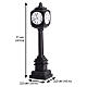 Street Clock accessorio Lemax 11x2x2 cm - 74634 s2