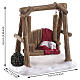 Rustic Log Swing Baumstammschaukel Lemax Vail Village 6x7x4 cm - 84363 s2