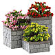 Flower Bed Boxes set 3 pezzi accessorio Lemax Caddington Village 5x5x5 cm - 84380 s1