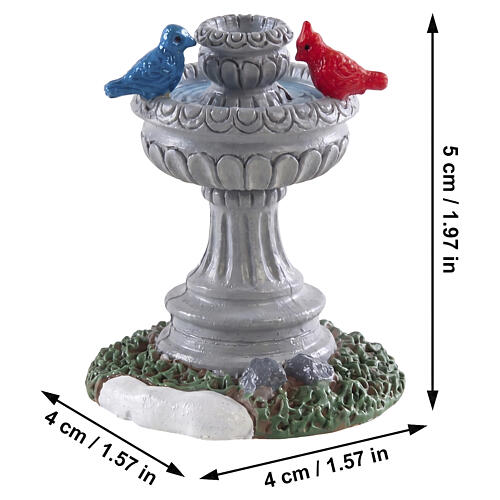 Bird Fountain accessorio Lemax Caddington Village 5x4x4 cm - 84385 2