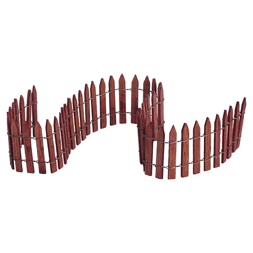 Wired Wooden Fence accessorio Lemax 4x47x0 cm - 84813 1