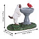Bird Bath Dog Fountain accessorio Lemax Caddington Village 4x6x3 cm - 94535 s2