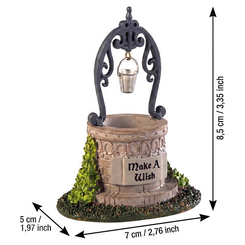 Victorian Wishing Well Wunschbrunnen Lemax Caddington Village 8x7x5 cm - 94536 2