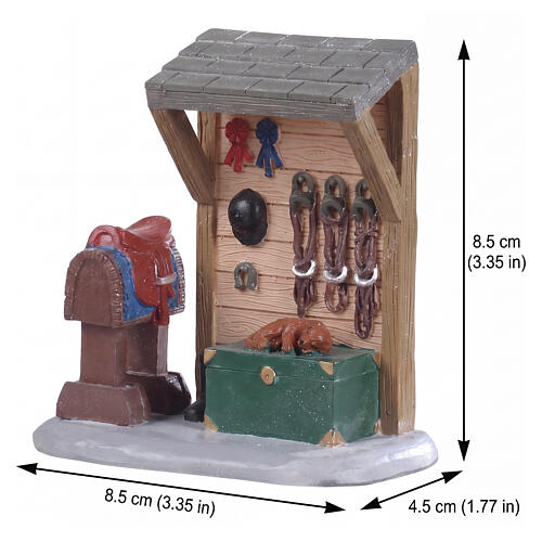 Horse Tack Station accessorio Lemax Harvest Crossing 8x8x5 cm - 94549 2