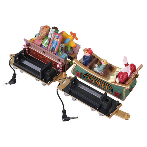 The Starlight Express animierte Szene mit Zug Lemax 12x113x65 cm - 04232 13