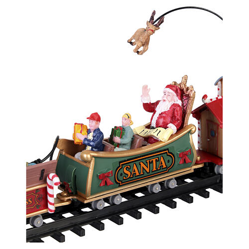 The Starlight Express scena animata treno Lemax 12x113x65 cm - 04232 5