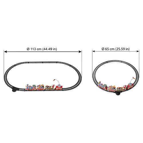 The Starlight Express scena animata treno Lemax 12x113x65 cm - 04232 6