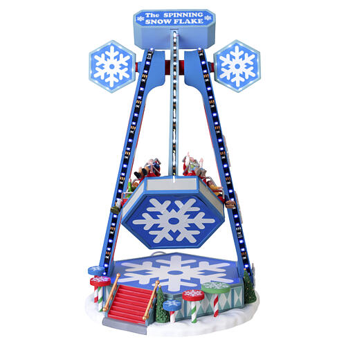 The Spinning Snowflake scena animata Lemax Carnival 38x21x21 cm - 04737 6