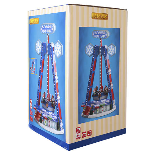 The Spinning Snowflake scena animata Lemax Carnival 38x21x21 cm - 04737 11