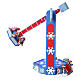 The Spinning Snowflake animated scene Lemax Carnival 38x21x21 cm - 04737 s7