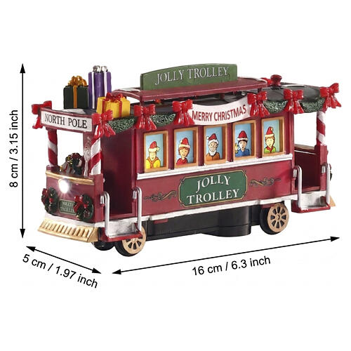Jolly Trolley animierte Szene Lemax Caddington Village 8x16x5 cm - 04738 3
