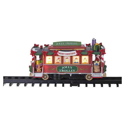 Jolly Trolley scena animata Lemax Caddington Village 8x16x5 cm - 04738 4
