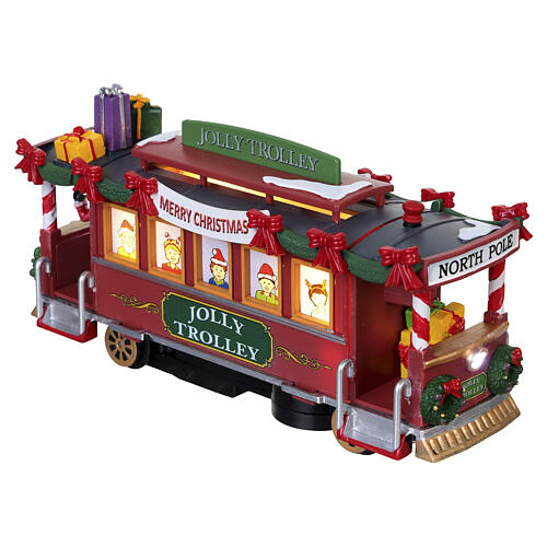 Jolly Trolley scena animata Lemax Caddington Village 8x16x5 cm - 04738 11