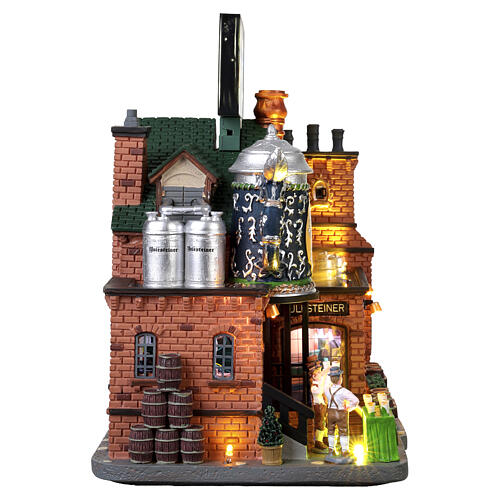 Yulesteiner Brewery scena animata Lemax Caddington Village 27x30x18 cm - 05073 6