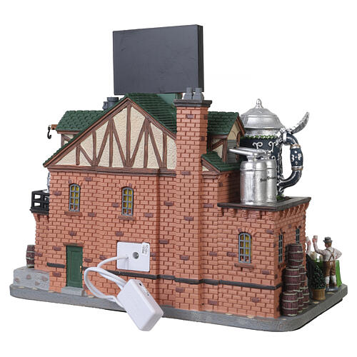 Yulesteiner Brewery scena animata Lemax Caddington Village 27x30x18 cm - 05073 8