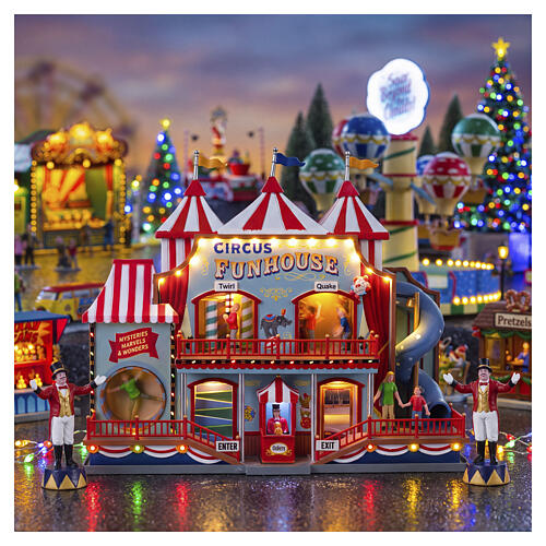 Circus Funhouse animierte Szene Lemax Carnival 25x30x12 cm - 05616 2