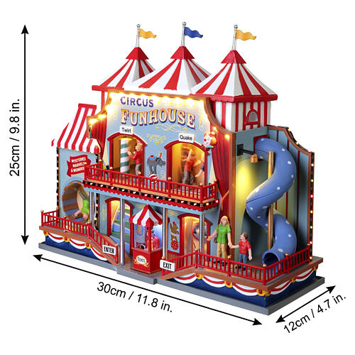 Circus Funhouse animierte Szene Lemax Carnival 25x30x12 cm - 05616 3