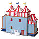 Circus Funhouse animierte Szene Lemax Carnival 25x30x12 cm - 05616 s6