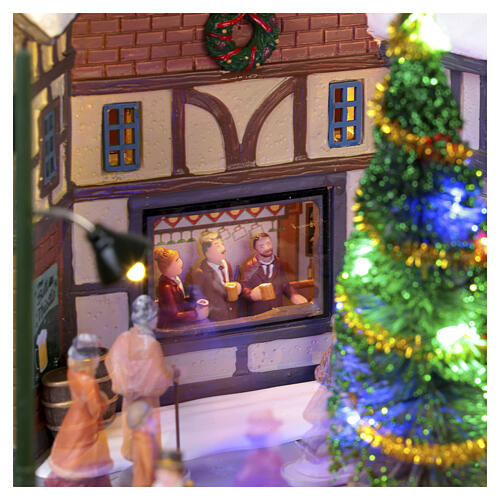 The Bell & Thistle Tavern scena animata Lemax Caddington Village 22x24x19 cm - 05682 4